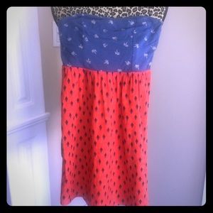 Roxy strapless summer dress